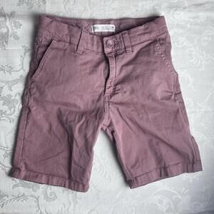 Zara Kids Shorts Unisex Size 7 Mauve Knee Length Slash Pockets